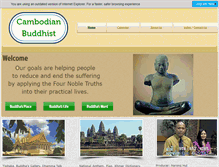Tablet Screenshot of cambodianbuddhist.org